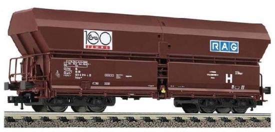 High capacity self-unloading hopper car type Falns183 of the RAG (Ruhrkohle AG)<br /><a href='images/pictures/Fleischmann/865521.jpg' target='_blank'>Full size image</a>
